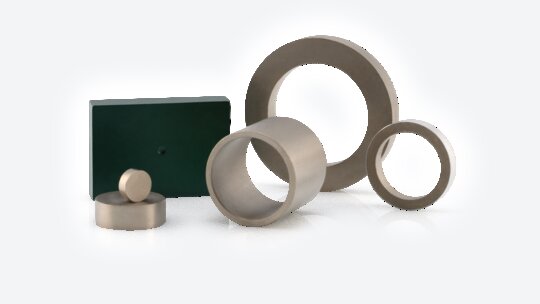 Variety of shapes and coatings of RE magnets
